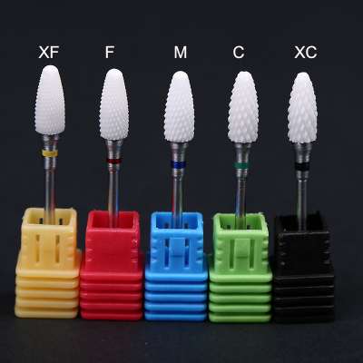 Ceramic Nail Drill Bits For Milling Cutter Manicure Electric Nail Accessories