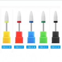 Ceramic Nail Drill Bits Tool Cleaning Electric Nail File Bit Carbide Grinding Bits